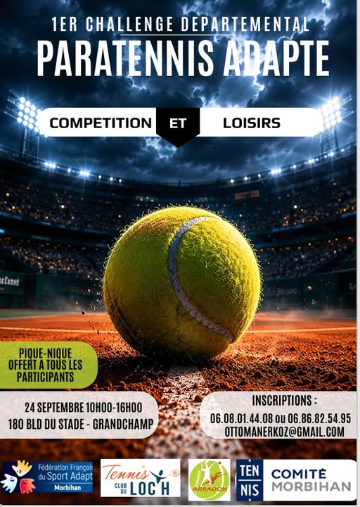 Jeu, set et match – le paratennis adapté à Grand Champ !